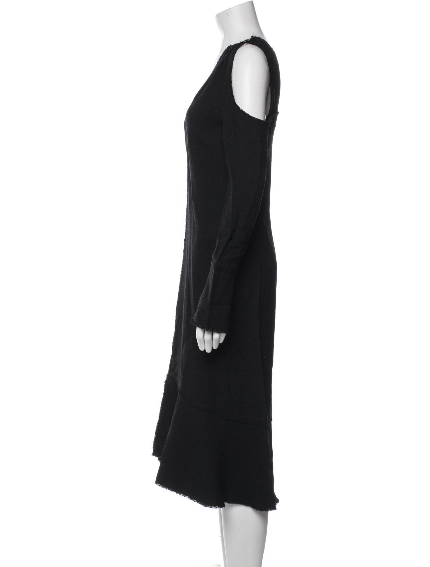 Proenza Schouler V-Neck Midi Length Dress