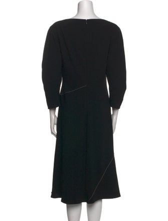 Proenza Schouler Bateau Neckline Midi Length Dress