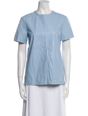 Proenza Schouler Lambskin Crew Neck T-Shirt