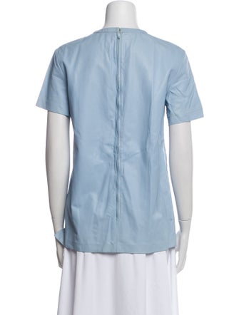 Proenza Schouler Lambskin Crew Neck T-Shirt