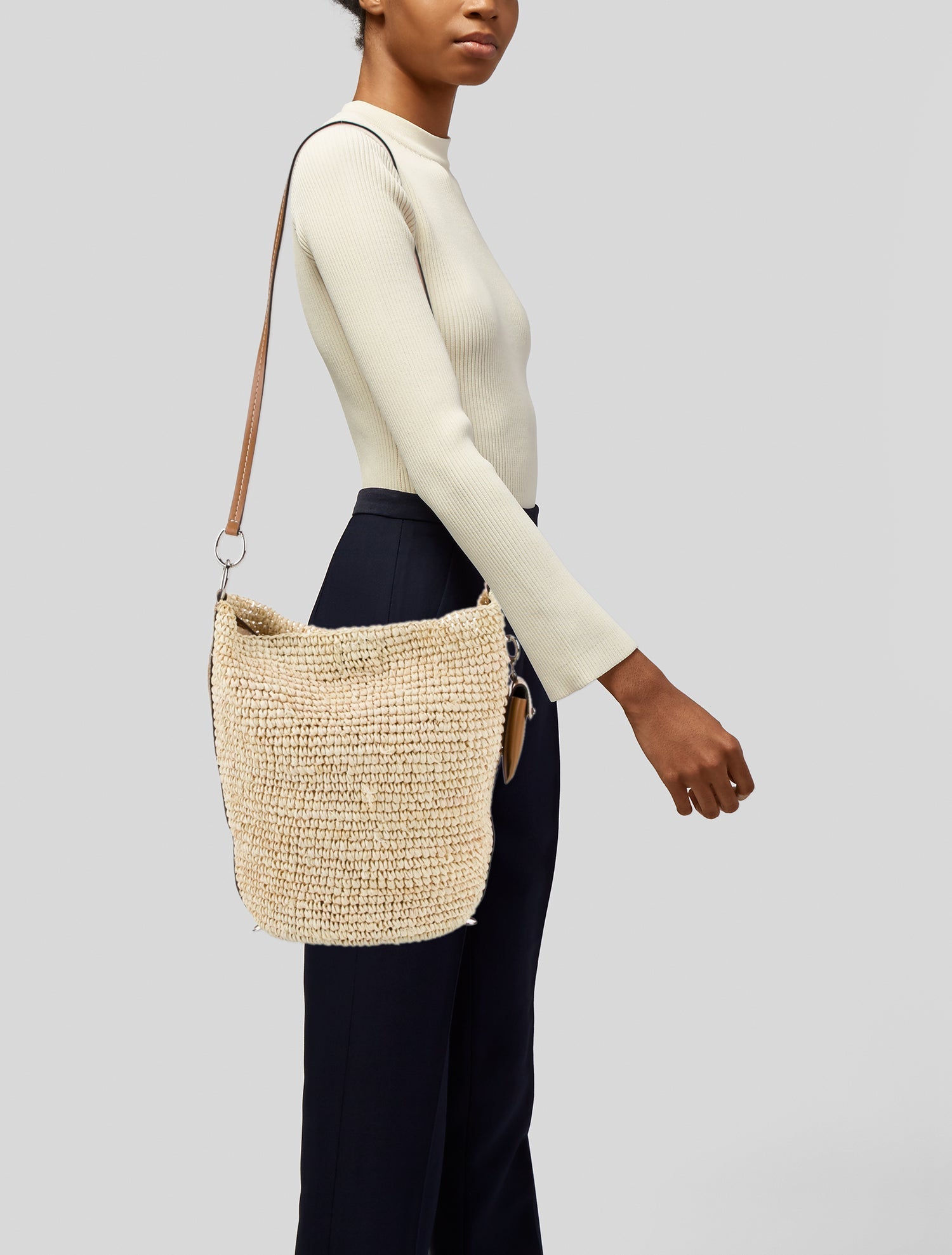 Proenza Schouler Raffia Shoulder Bag