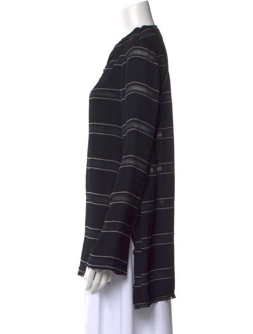 Proenza Schouler Silk Striped Sweatshirt