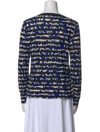 Proenza Schouler Printed Crew Neck Top