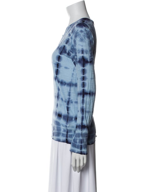 Proenza Schouler Tie-Dye Print Bateau Neckline T-Shirt