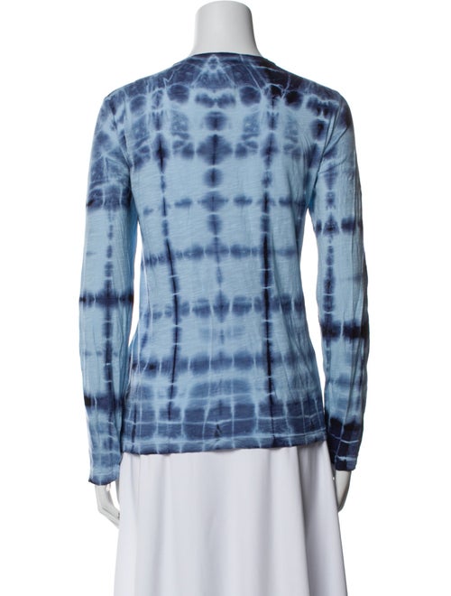 Proenza Schouler Tie-Dye Print Bateau Neckline T-Shirt