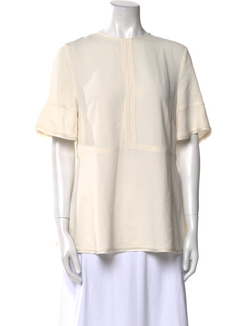 Proenza Schouler Crew Neck Short Sleeve Blouse