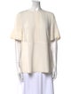 Proenza Schouler Crew Neck Short Sleeve Blouse