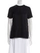 Proenza Schouler Mock Neck Short Sleeve T-Shirt