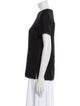 Proenza Schouler Mock Neck Short Sleeve T-Shirt