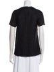 Proenza Schouler Mock Neck Short Sleeve T-Shirt