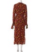 Proenza Schouler Floral Print Long Dress
