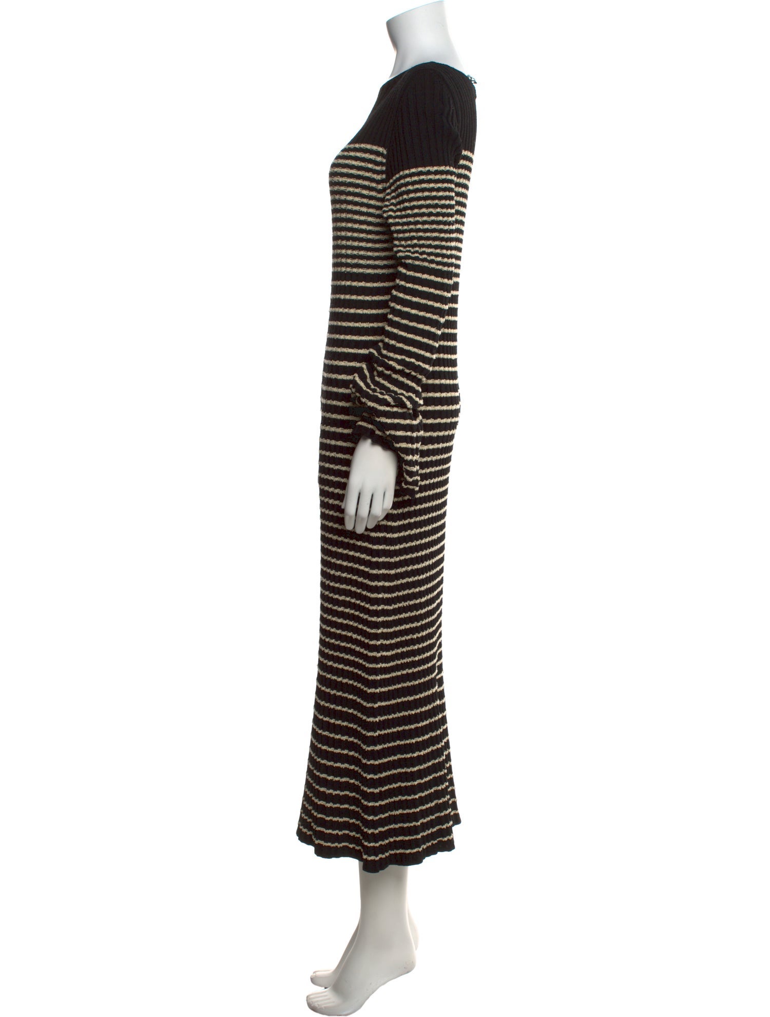 Proenza Schouler Striped Long Dress