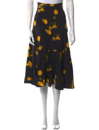 Proenza Schouler Printed Midi Length Skirt