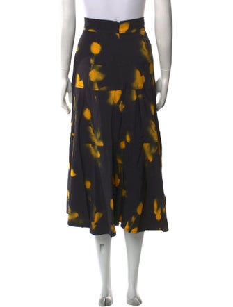 Proenza Schouler Printed Midi Length Skirt