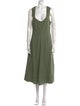 Proenza Schouler Scoop Neck Midi Length Dress