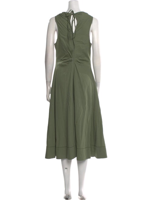 Proenza Schouler Scoop Neck Midi Length Dress