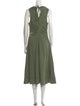 Proenza Schouler Scoop Neck Midi Length Dress