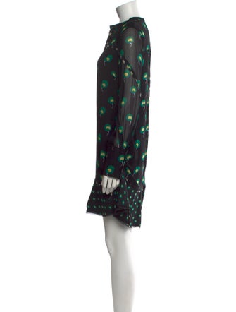 Proenza Schouler Floral Print Knee-Length Dress