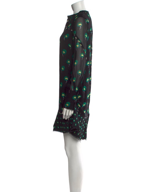 Proenza Schouler Floral Print Knee-Length Dress