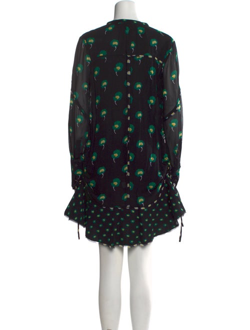 Proenza Schouler Floral Print Knee-Length Dress