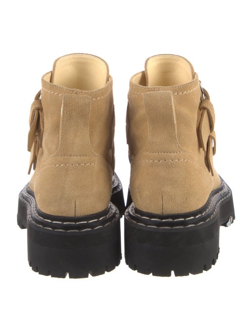 Proenza Schouler Suede Combat Boots