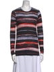 Proenza Schouler Striped Crew Neck Sweatshirt