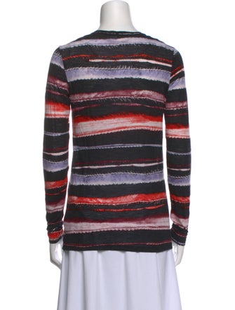 Proenza Schouler Striped Crew Neck Sweatshirt