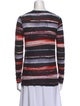 Proenza Schouler Striped Crew Neck Sweatshirt