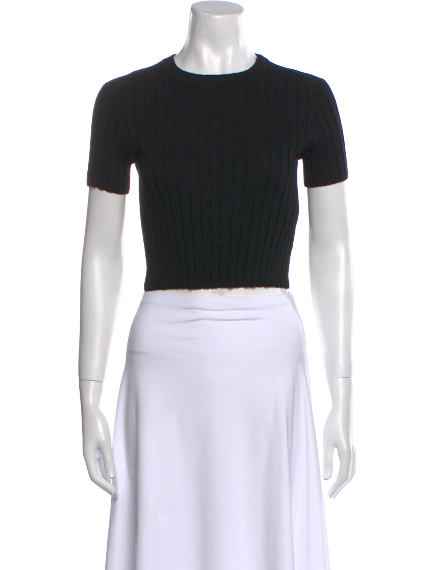 Proenza Schouler Wool Crew Neck Crop Top