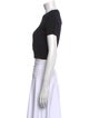 Proenza Schouler Wool Crew Neck Crop Top