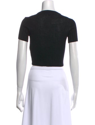 Proenza Schouler Wool Crew Neck Crop Top