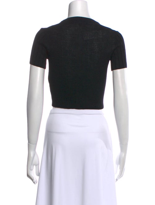 Proenza Schouler Wool Crew Neck Crop Top