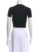 Proenza Schouler Wool Crew Neck Crop Top