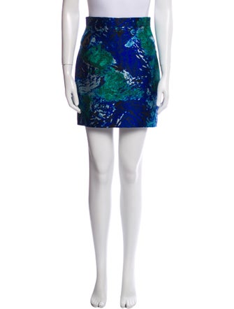 Proenza Schouler Floral Print Mini Skirt