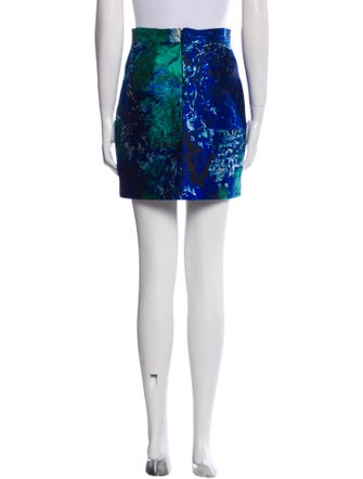 Proenza Schouler Floral Print Mini Skirt