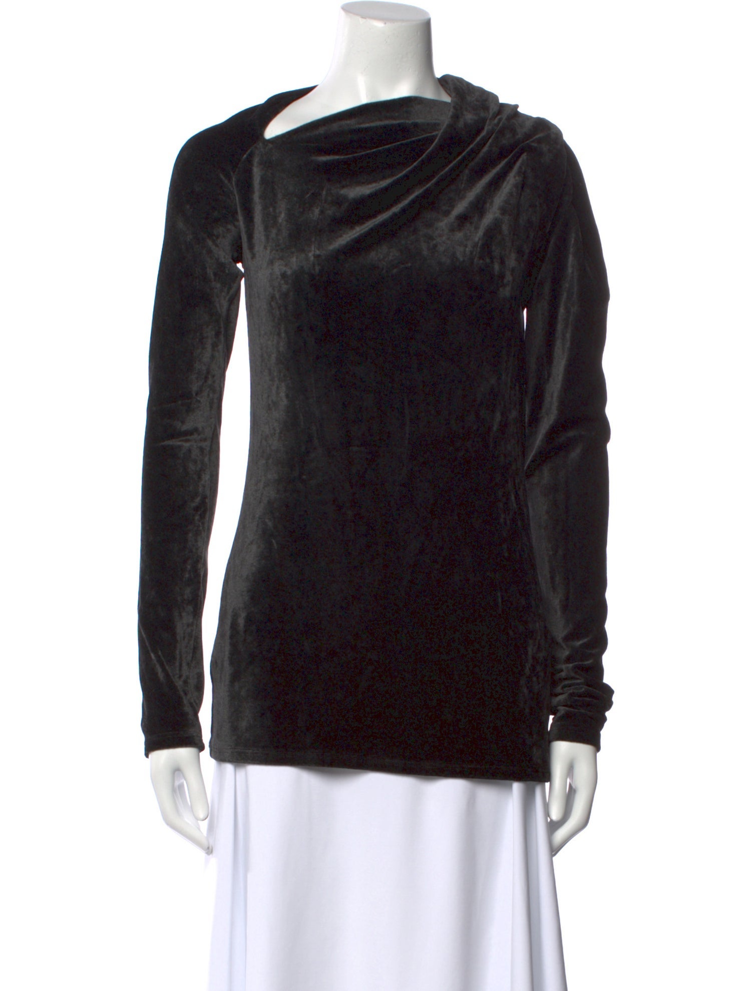 Proenza Schouler Cowl Neck Long Sleeve Sweatshirt