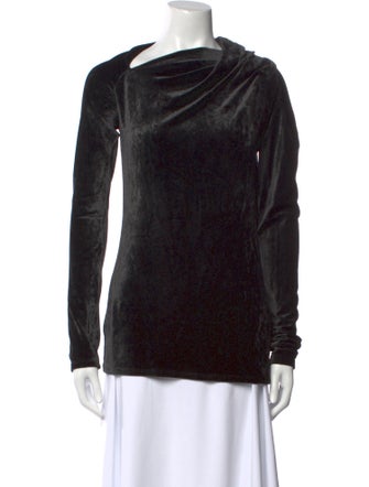 Proenza Schouler Cowl Neck Long Sleeve Sweatshirt