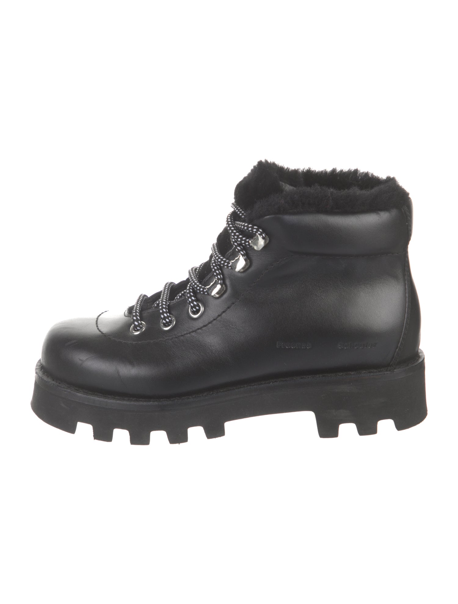 Proenza Schouler Leather Combat Boots