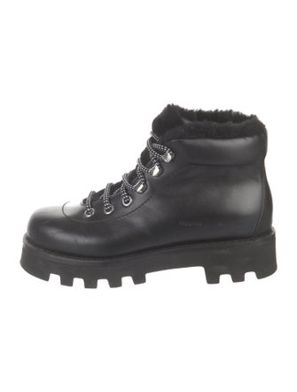 Proenza Schouler Leather Combat Boots