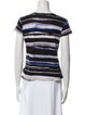 Proenza Schouler Striped Crew Neck T-Shirt