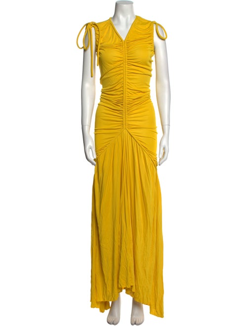 Proenza Schouler V-Neck Long Dress