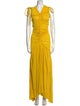 Proenza Schouler V-Neck Long Dress