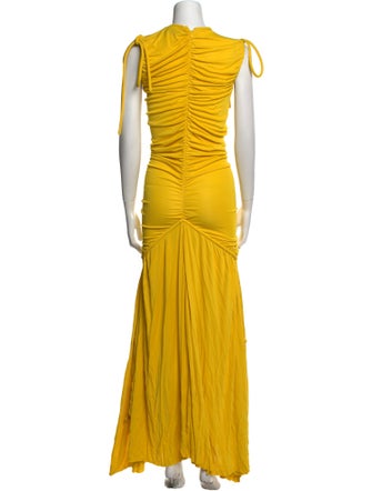 Proenza Schouler V-Neck Long Dress