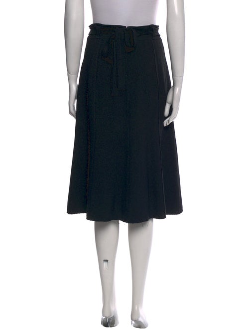 Proenza Schouler Raw-Edge Trim Knee-Length Skirt