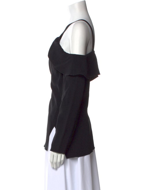 Proenza Schouler Off-The-Shoulder Long Sleeve Blouse