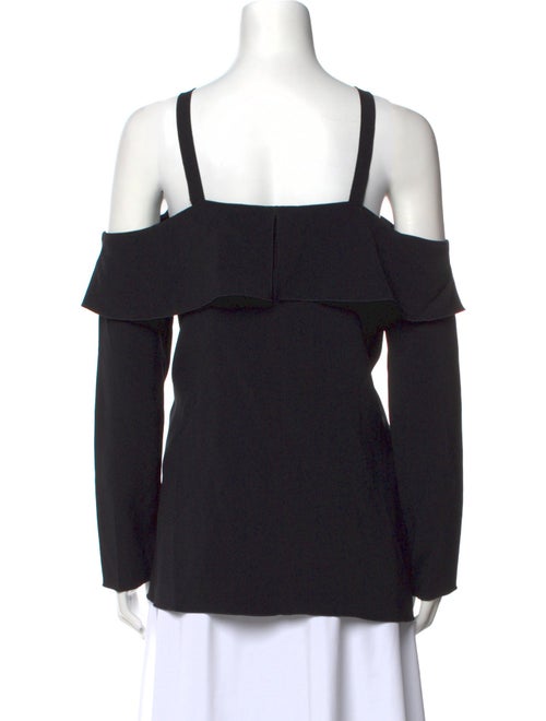 Proenza Schouler Off-The-Shoulder Long Sleeve Blouse