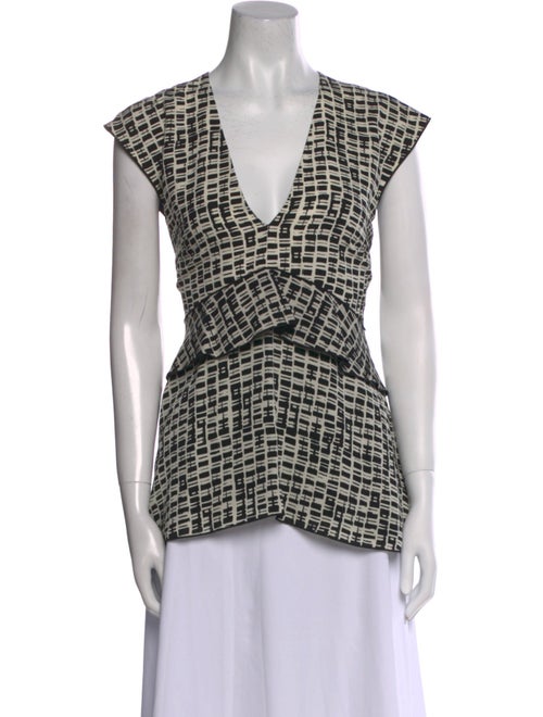 Proenza Schouler Silk Printed Top