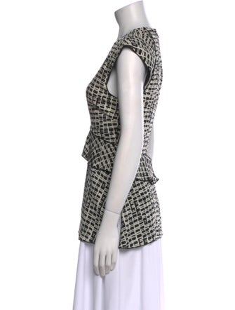 Proenza Schouler Silk Printed Top