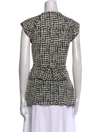 Proenza Schouler Silk Printed Top