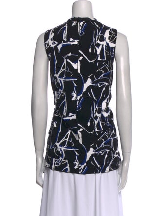 Proenza Schouler Printed Crew Neck Top